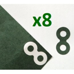 Insulator with glue for 2s 18650 li ion 8 pieces 0085