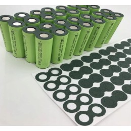 Insulator with glue for 2s 18650 li ion 8 pieces 0085