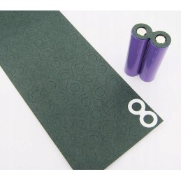 Insulator with glue for 2s 18650 li ion 8 pieces 0085