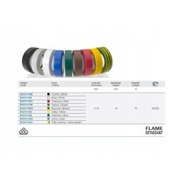 Electrical insulating tape 10m 15mm gray