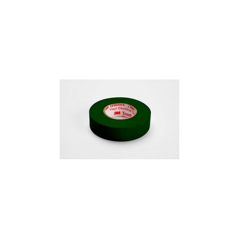 PVC insulating tape s 19mm l 20mb green 3m