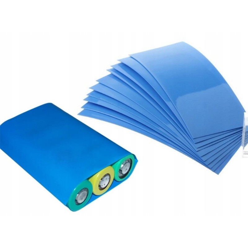 Heat-shrinkable foil for 2 18650 batteries, 5 cm, 4 pcs