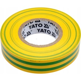 Electrical insulating tape 15mmx20mx0 13mm yellow/green