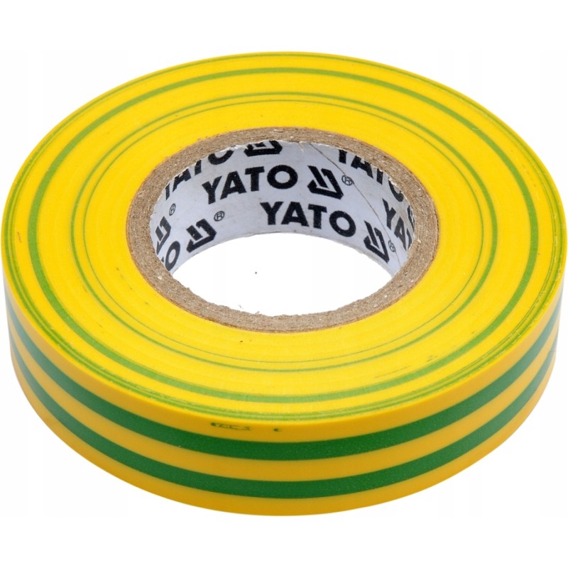 Electrical insulating tape 15mmx20mx0 13mm yellow/green