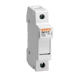 1 pcs - Lovato 32A Rail Mount Fuse Holder, 1P, 690V ac