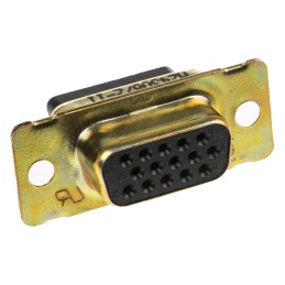 25 pcs - TE Connectivity Amplimite 90 15 Way Cable Mount D-sub Connector Socket