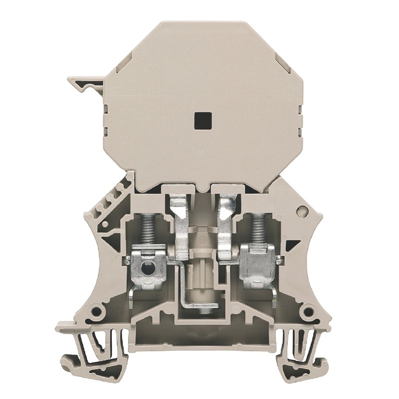 1 pcs - Weidmüller W Series Beige Fused DIN Rail Terminal, Single-Level, Screw Termination, Fused