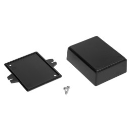 1 pcs - RS PRO Black ABS Enclosure, IP54, Flanged, 75.75 x 77.85 x 27.9mm