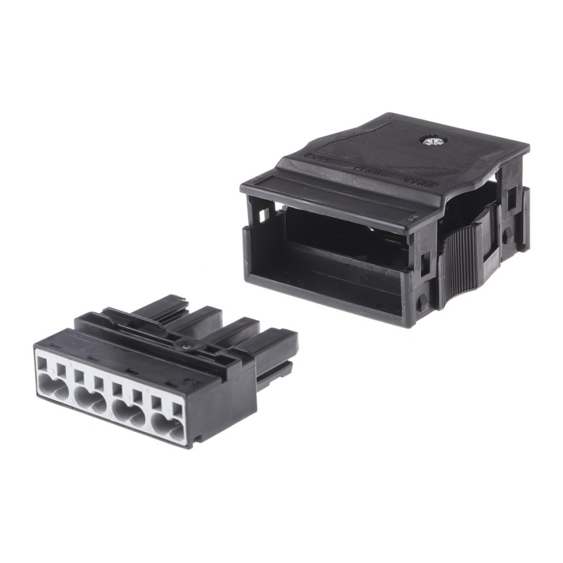 1 pcs - Wago 770 Series Distribution Block, 4-Pole, Female, 8-Way, 25A