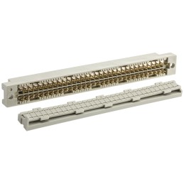 20 pcs - Harting 09 03 64 Way 2.54mm Pitch, Type C Class C3, 3 Row, Right Angle DIN 41612 Connector, Socket