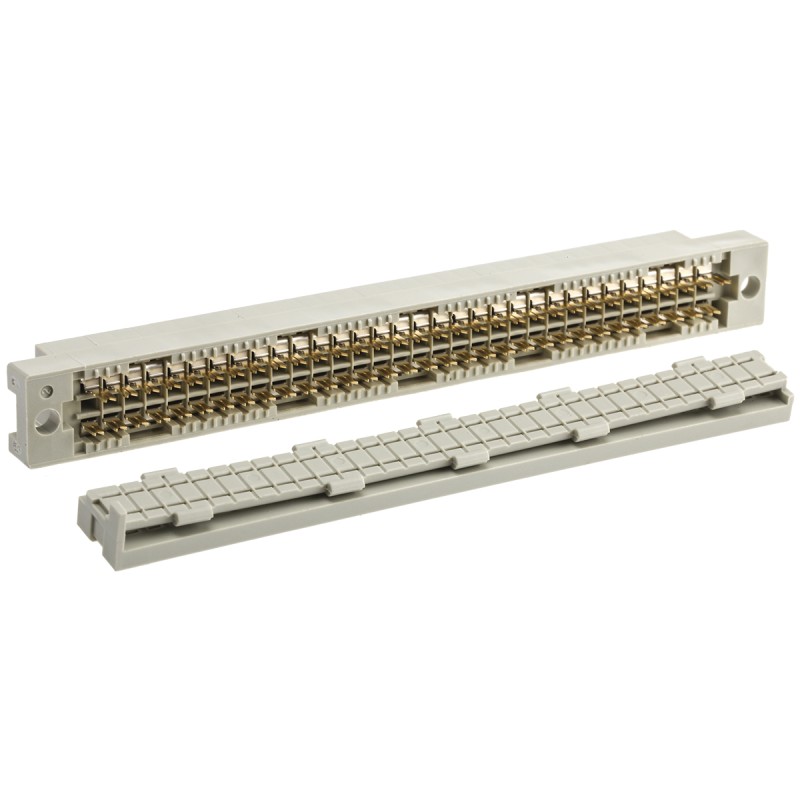 20 pcs - Harting 09 03 64 Way 2.54mm Pitch, Type C Class C3, 3 Row, Right Angle DIN 41612 Connector, Socket