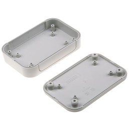 1 pcs - Takachi Electric Industrial PF Series White ABS Enclosure, IP40, White Lid, 67 x 100 x 22.5mm