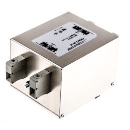 20 pcs - Schaffner, FN2412 25A 250 V ac 400Hz, DIN Rail EMC Filter, Terminal Block, Single Phase