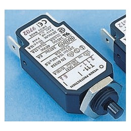 1 pcs - Schurter Thermal Circuit Breaker - T11 Single Pole 240V ac Voltage Rating, 500mA Current Rating