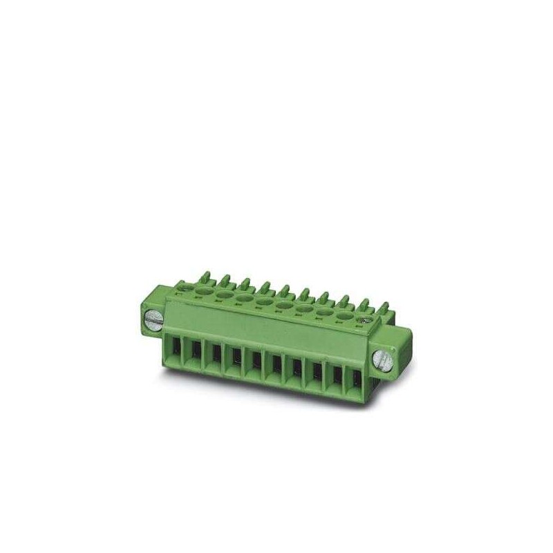 50 pcs - Phoenix Contact 3.5mm Pitch 10 Way Pluggable Terminal Block, Plug, Cable Mount, Screw Termination
