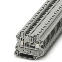 50 pcs - Phoenix Contact UT Series UT 4-MTD-DIO/L-R-P/P Terminal Block Connector, 2-Way, 500mA, 26 - 10 AWG Wire, Screw