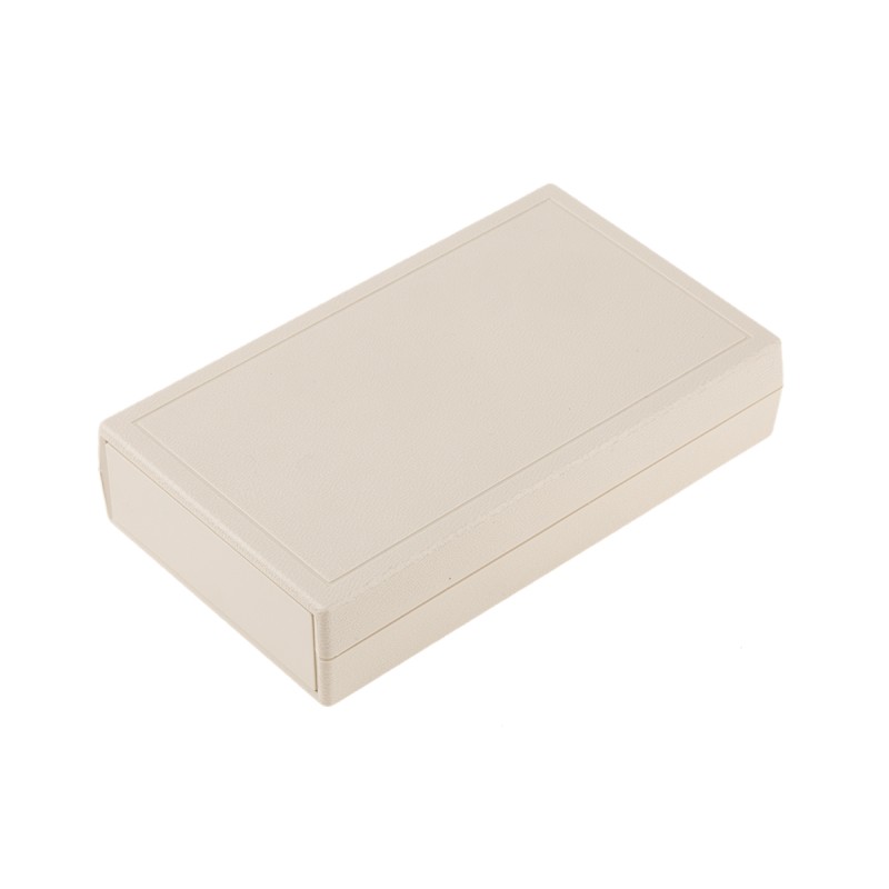 1 pcs - RS PRO White ABS Handheld Enclosure, Integral Battery Compartment, 116.84 x 69.85 x 25.4mm