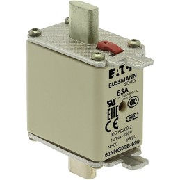 1 pcs - Eaton 63A NH Fuse, NH00, 690V ac