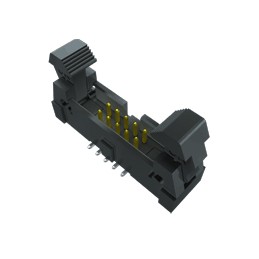 1 pcs - Samtec EHF Series Straight Surface Mount PCB Header, 34 Contact(s), 1.27mm Pitch, 2 Row(s), Shrouded