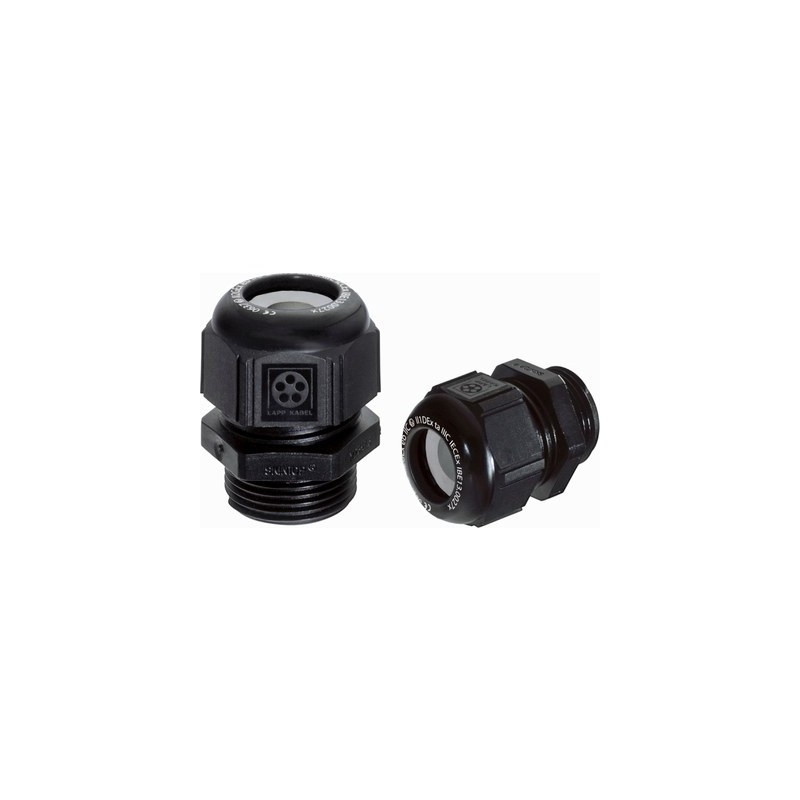 5 pcs - Lapp SKINTOP Series Black Polyamide Cable Gland, M25 Thread, 6mm Min, 13mm Max, IP68