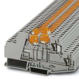 50 pcs - Phoenix Contact 5, ZDMTK 2 Series Grey Disconnect Terminal Block, 1.5mm², 2-Level, Spring Termination