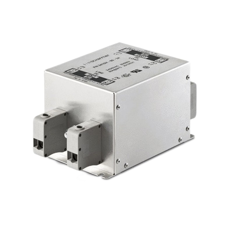 20 pcs - Schaffner, FN2412 16A 250 V ac 400Hz, DIN Rail EMC Filter, Terminal Block, Single Phase