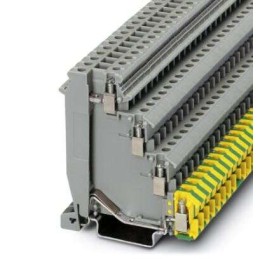50 pcs - Phoenix Contact 5, VIOK 1 Series Grey Terminal Block, 2.5mm², 4-Level, Screw Termination