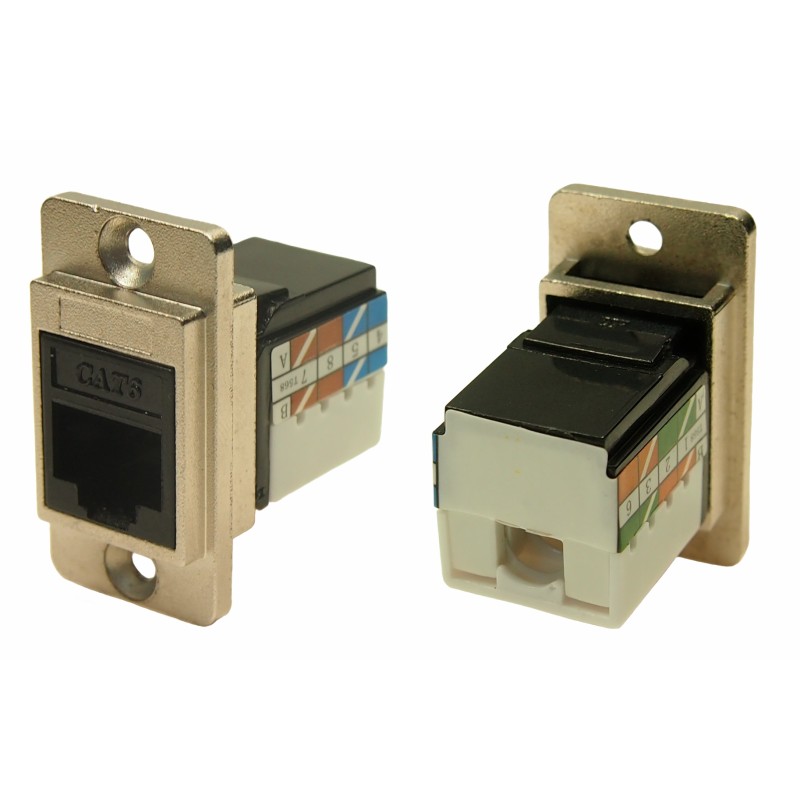 1 pcs - RS PRO Socket RJ45 Connector, Panel Mount, Cat6