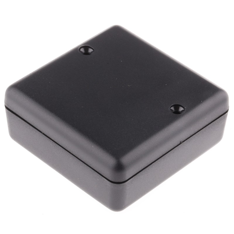 1 pcs - Hammond 1593 Black ABS Enclosure, 66 x 66 x 28mm