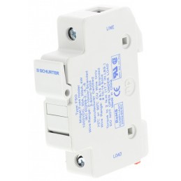 1 pcs - Schurter 30A Rail Mount Fuse Holder for 10 x 38mm Fuse, 1P, 1kV