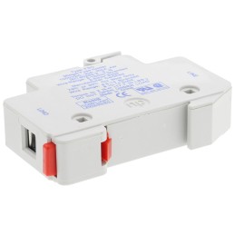 1 pcs - Schurter 30A Rail Mount Fuse Holder for 10 x 38mm Fuse, 1P, 1kV