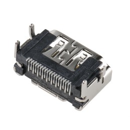 400 pcs - Amphenol ICC 19 Way Right Angle Feedthrough HDMI Connector 40 V ac