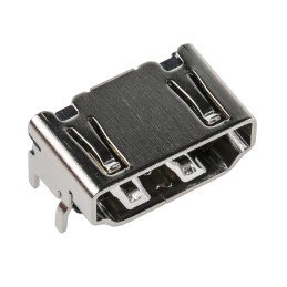 400 pcs - Amphenol ICC 19 Way Right Angle Feedthrough HDMI Connector 40 V ac