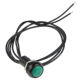 1 pcs - APEM Push Button Switch, Momentary, Panel Mount, 13.6mm Cutout, SPST, 48V ac, IP67