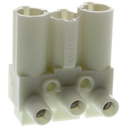 200 pcs - Wieland GST18 Series Connector, 3-Pole, Male, Cable Mount, 20A, IP20