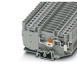 50 pcs - Phoenix Contact URTK/SP Series Grey Disconnect Terminal Block, 0.5 - 10mm², 1-Level, Screw Termination