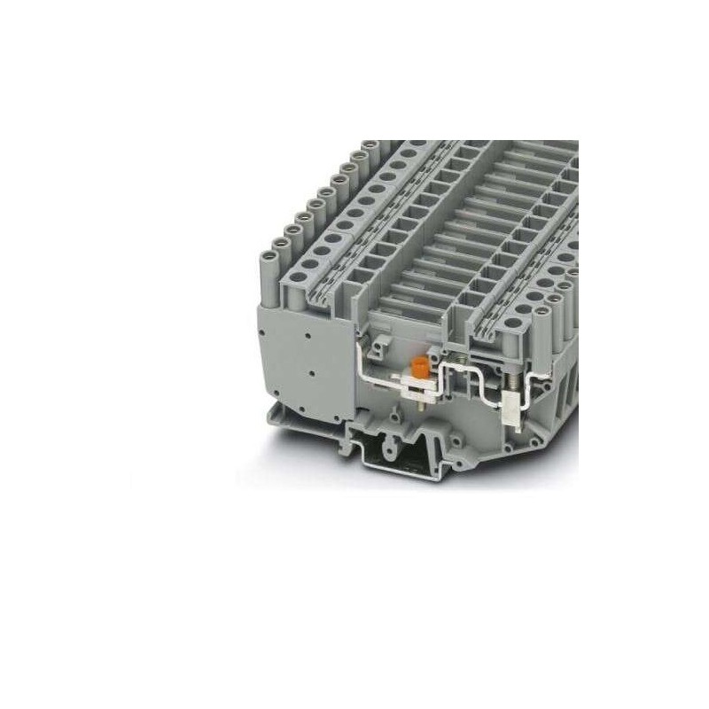 50 pcs - Phoenix Contact URTK/SP Series Grey Disconnect Terminal Block, 0.5 - 10mm², 1-Level, Screw Termination