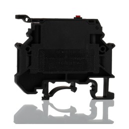 50 pcs - Phoenix Contact UK 5-HESILED 24 N Series Black Fused DIN Rail Terminal, 0.2 - 6mm², Single-Level, Screw