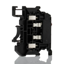 50 pcs - Phoenix Contact UK 5-HESILED 24 N Series Black Fused DIN Rail Terminal, 0.2 - 6mm², Single-Level, Screw