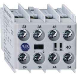 1 pcs - Allen Bradley Auxiliary Contact Block, 4 Contact, 4NC, Snap-On
