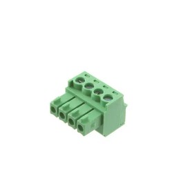 200 pcs - RS PRO 3.5mm Pitch 4 Way Pluggable Terminal Block, Plug, Free Hanging (In Line)