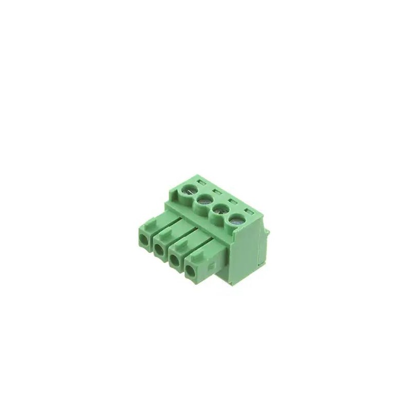 200 pcs - RS PRO 3.5mm Pitch 4 Way Pluggable Terminal Block, Plug, Free Hanging (In Line)