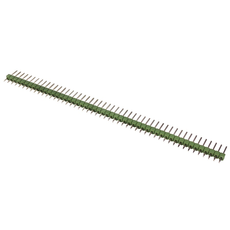200 pcs - TE Connectivity AMPMODU MOD II Series Straight Through Hole Pin Header, 50 Contact(s), 2.54mm Pitch, 1 Row(s),