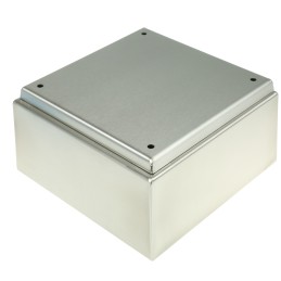 1 pcs - Rittal HD Series Stainless Steel Terminal Box, IP66, 200 mm x 200 mm x 120mm