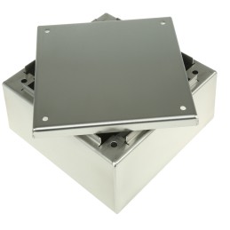 1 pcs - Rittal HD Series Stainless Steel Terminal Box, IP66, 200 mm x 200 mm x 120mm