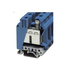 50 pcs - Phoenix Contact UK 35 BU Series Blue Feed Through Terminal Block, 0.75mm², Screw Termination