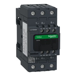 1 pcs - Schneider Electric LC1D Series Contactor, 240 V ac Coil, 3-Pole, 40 A, 3NO, 690 V ac/dc
