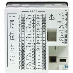 1 pcs - ABB RVG200, 6 Input Channels, 1 Output Channels, Paperless Chart Recorder Measures Current, Millivolt, Resistance,