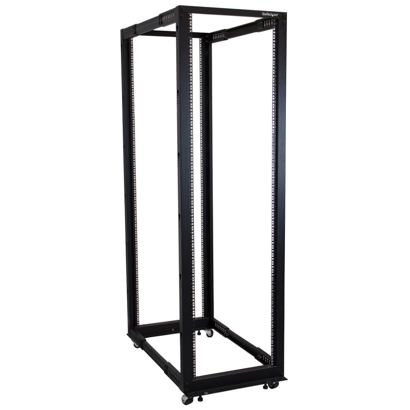 1 pcs - StarTech.com Black 42U Steel Server Rack , with 4-Post Frame