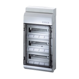 1 pcs - HENSEL 1, 3 Phase Distribution Board, 36 Way, 63 A